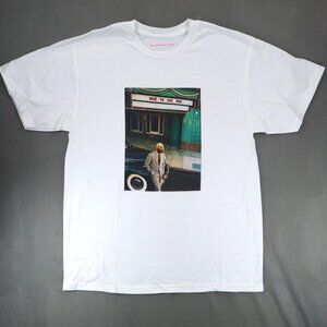 A$AP ASAP NAST x Warby Parker Rare Promo White Tee T-shirt Graphic Hip Hop L/XL